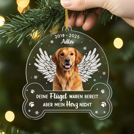 5647OGE2 liebstes hallo schwerster abschied personalisierte acryl ornamente katze mit foto zur erinnerung 5647OKYZD