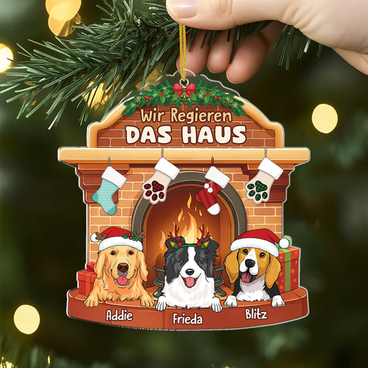 5653OGE2 wir regieren das haus personalisierter weihnachtsschmuck_ acryl katzen 5653O3YND_6526d681 03a5 4747 991f 6ff40cf7393f