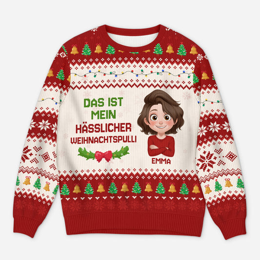 5669WGE1 das ist mein weihnachtspulli personalisierter weihnachtspullover_ damen und manner 5669W6ZNA