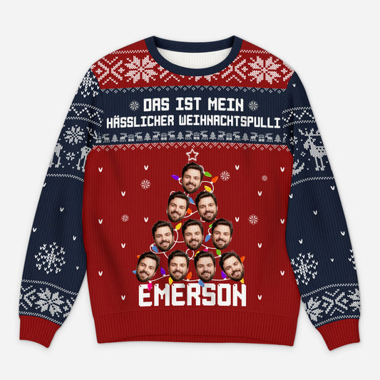 5712WGE1 das ist mein hasslicher weihnachtspulli personalisierter weihnachtspullover_ mit gesicht 5712W6VZA