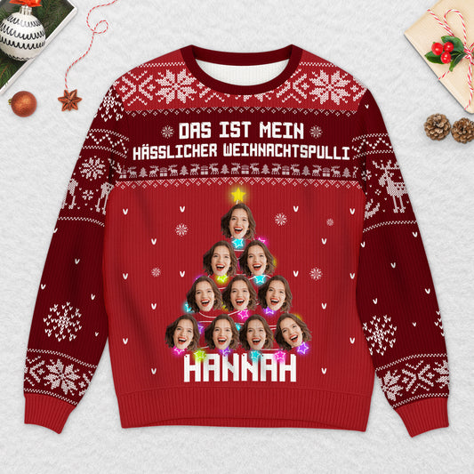 5712WGE2 das ist mein hasslicher weihnachtspulli personalisierter weihnachtspullover_ mit gesicht 5712W6VZA