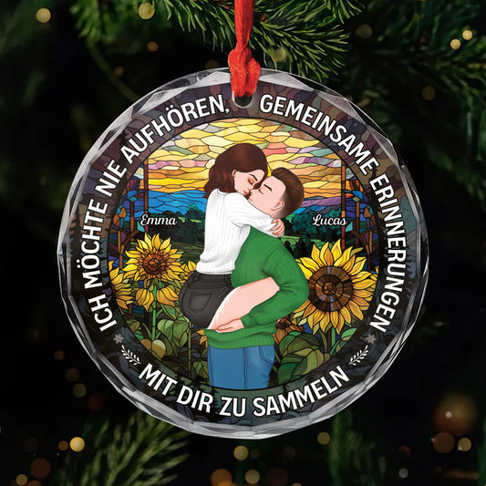 5731OGE1 ich mochte dass wir fur immer erinnerungen schaffen personalisierter weihnachtsschmuck_ glas paar 5731O8TTG
