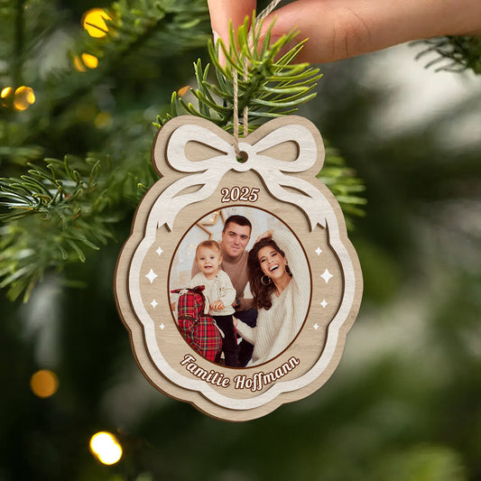 5751OGE1 familie mit foto personalisierte 2 schicht holz ornamente weihnachten 5751O86NI2