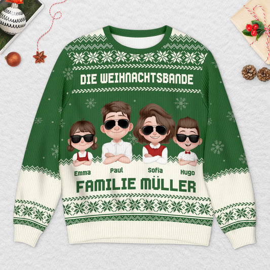 5753WGE2 die weihnachtsbande weihnachtspullover familie personalisiert_ 5753W8KMI