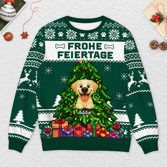 5787WGE2 frohe feiertage weihnachtspullover hund personalisiert_ mit fotos 5787WTQAC