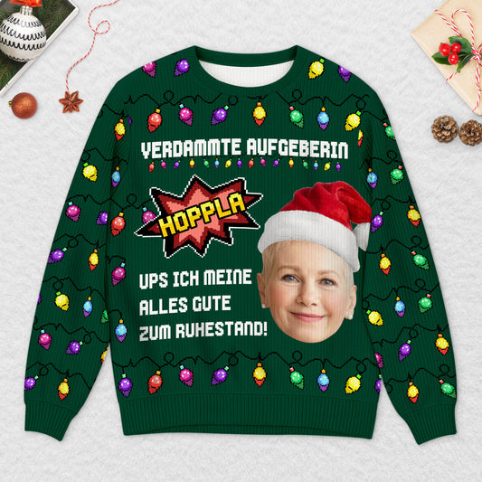 5789WGE2 schone ruhestand lustige weihnachtspullover_ personalisiert rente 5789WTTMA