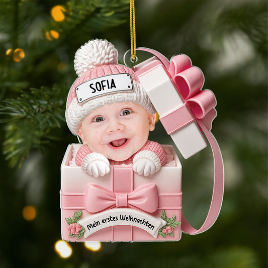 5807OGE1 3d druck effekt mein erstes weihnachten personalisierter weihnachtsschmuck acryl zur geburt eines babys 5807O8LMK