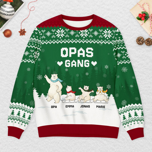 5812WGE2 omas gang bar personalisierte kreuzwortratsel weihnachtspullis_ oma 5812W3VNA