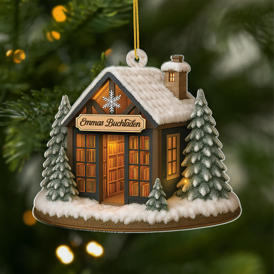 5833OGE1 3d druck effekt buchladen personalisierte acryl ornamente leseratten frauen manner 5833okvqa