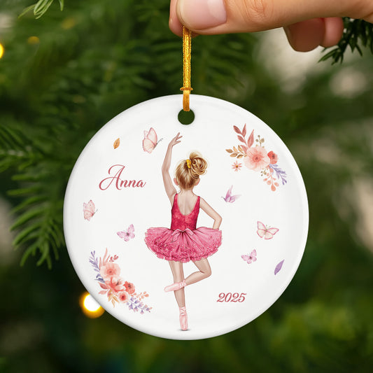5840OGE2 ballerina personalisierte keramik ornamente kinder 5840O8QQK