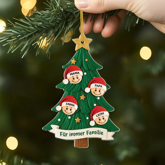 5848OGE2 3d druck effekt fur immer familie personalisierter weihnachtsschmuck acryl 5848OKMTI