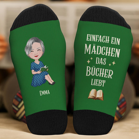 5849JGE2 nur noch ein kapitel socken personalisieren text_ leseratten_ frauen 5849J8VAA