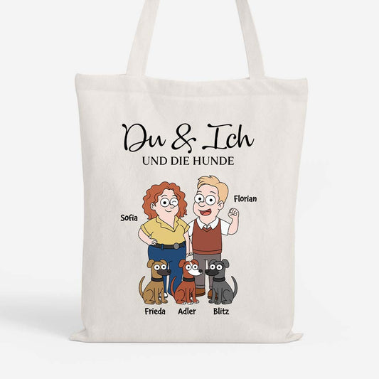 5854BGE1 du ich und der hund personalisierte tragetaschen paare 5854BKQ7C_6c36ab63 2538 49e2 ac07 bcfd0939593b