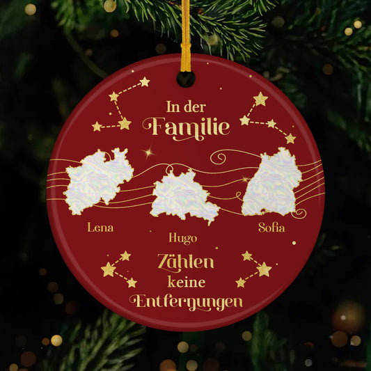 5887OGE1 in der familie zahlen keine entfernungen personalisierter weihnachtsschmuck keramik 5887O6VZI