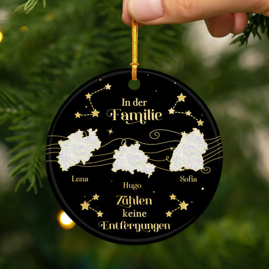 5887OGE2 in der familie zahlen keine entfernungen personalisierter weihnachtsschmuck keramik 5887O6VZI