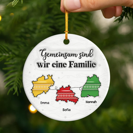 5888OGE2 familienliebe kennt keine distanz personalisierter weihnachtsschmuck keramik 5888O6VAI