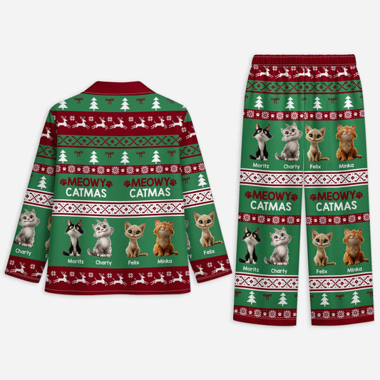 5906VGE2 meowy catmas personalisierte pyjama_ katzen weihnachten 5906VKVAD