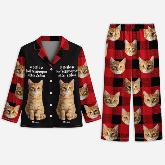 5914VGE1 bester katzenpapa aller zeiten personalisierte pyjama_ katze mit foto 5914VTHCD