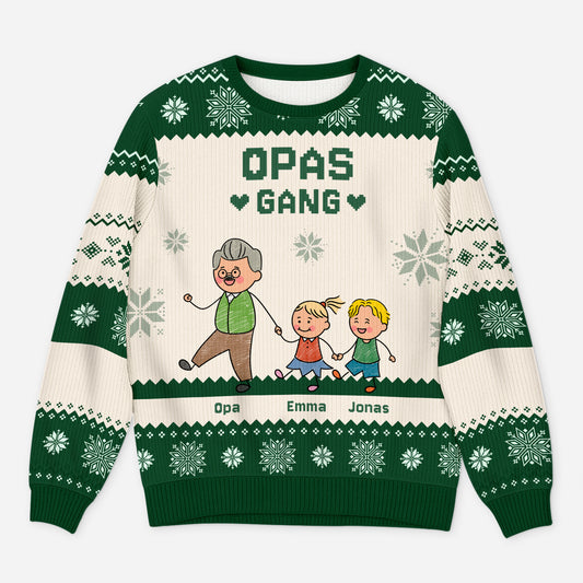 5919WGE1 omas opas gang personalisierter weihnachtspullover_ oma opa 5919WKMNB