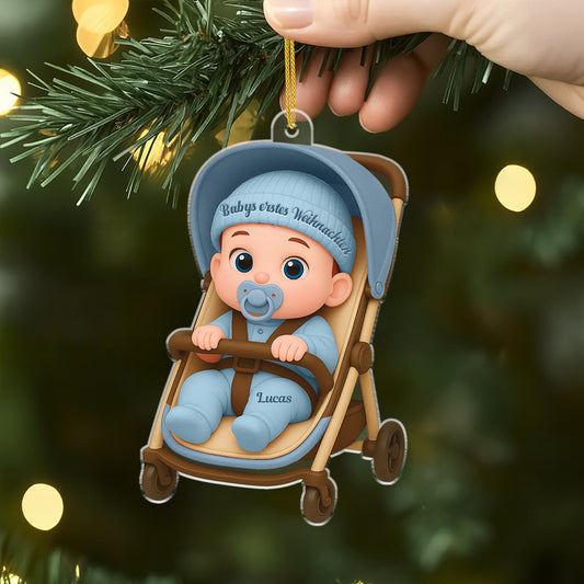 5941OGE2 3d druck effekt frohe weihnachten personalisierter weihnachtsschmuck_ acryl zur geburt eines babys 5941O8TZK