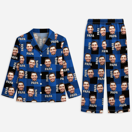 5962VGE1 damen herren mit gesicht personalisierte pyjamas_ weihnachten 5962VTVCA