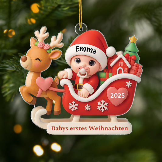 5989OGE1 3d druck effekt babys erstes weihnachten acryl weihnachtsschmuck_ personalisiert zur geburt 5989O8VNK