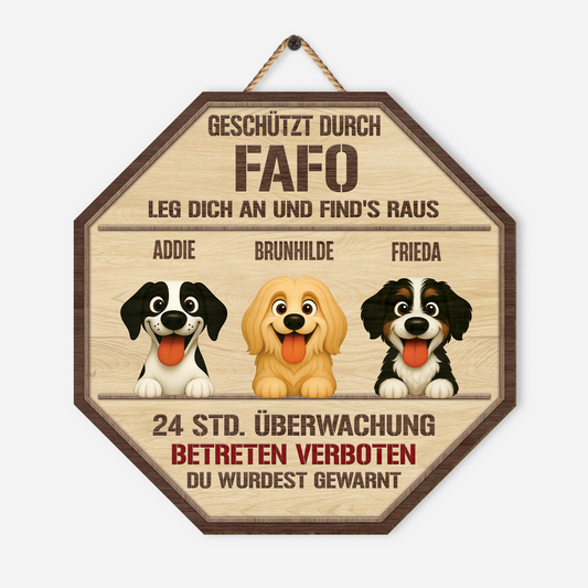 6021QGE1 betreten verboten turschild hund personalisiert_ holz 6021QKT5C