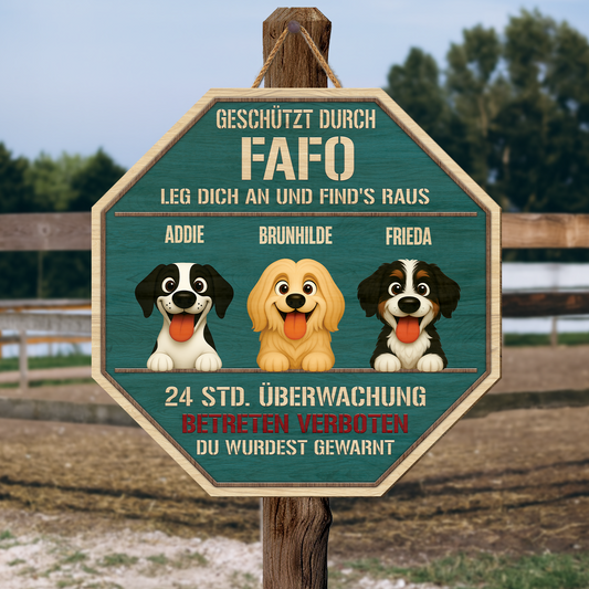 6021QGE2 betreten verboten turschild hund personalisiert_ holz 6021QKT5C