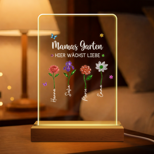 6082LGE1 omas garten hier wachst liebe personalisiertes geschenk nachtlicht_ oma mama 6082l6h5a