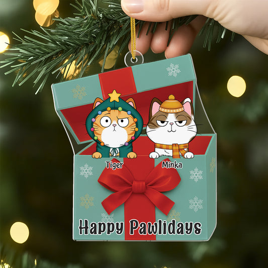6106OGE2 3d druck effekt meowy catmas acryl christbaumschmuck katze personalisiert_ 6106OKTND