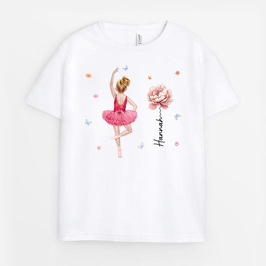 6132AGE2 ballet und blumen kinder t shirts personalisiert_ 6132A8QMK