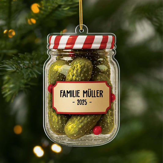 6181OGE1 3d druck effekt die familie gewurzgurken personalisierter christbaumschmuck familie_ acryl 6181OKHQI_47f635e1 9d23 4bb9 86f6 25b32c94f30a