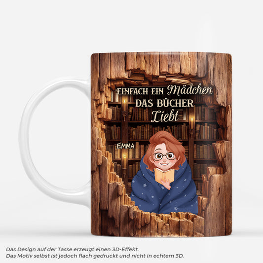 6183MGE1 3d druck effekt einfach ein madchen das bucher liebt personalisierte tasse leseratten frauen manner 6183M8VAA_e878d3fa c5ab 4c69 be9f 6bab13f2fedf