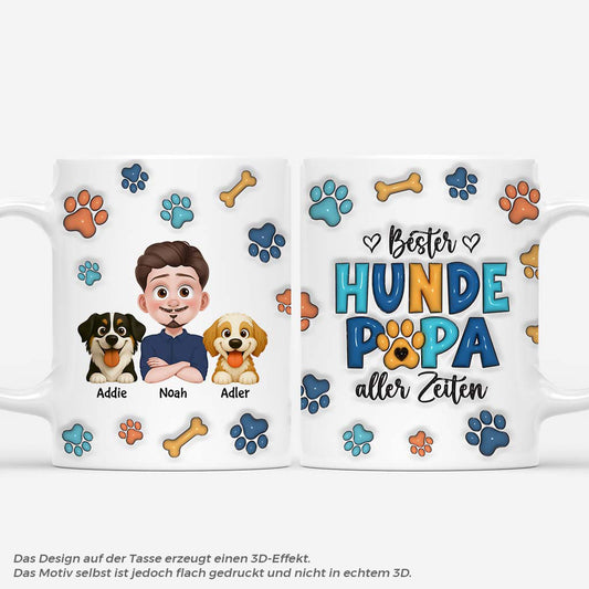 6220MGE1 3d druck effekt bester hundepapa aller zeiten hunde weihnachtstasse personalisiert_ pfoten kauknochen 6220M6VMC_2da8c3ca dcb2 4544 87e9 13e4e3338acd