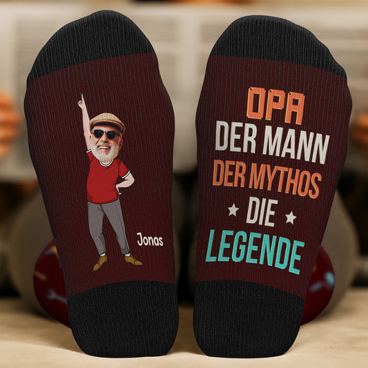 6222JGE2 der mann der mythos die lengede personalisierte weihnachtssocken_ papa opa 6222J6VZB