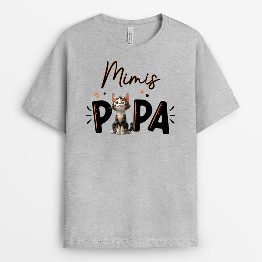 6275AGE2 katzenpapa katzenmama katzen t shirt personalisiert 6275ATQZD