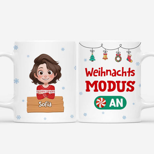6279MGE1 weihnachtsmodus _ an weihnachtstasse personalisiert_ frauen manner 6279MTMAA