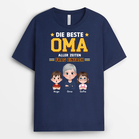 6324AGE2 der beste opa aller zeiten opa oma t shirt personalisiert 3d cartoon 6324A6VMB