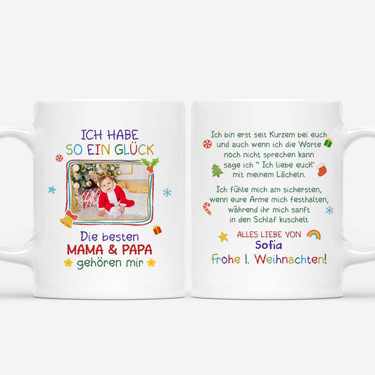 6325MGE1 ich habe so ein gluck personalisierte tasse baby zur geburt 6325M6QMA