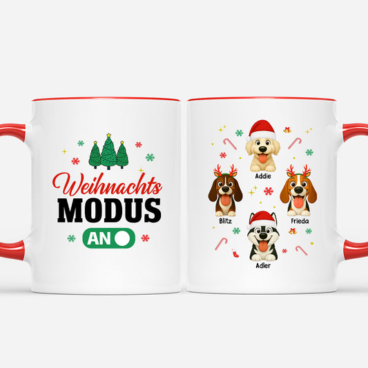 6332MGE2 weihnachts modus an hunde weihnachtstasse personalisiert_ 6332M6YCC