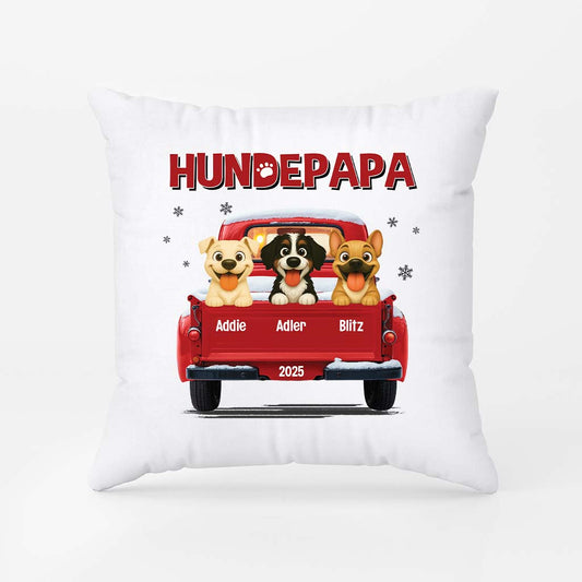 6368PGE1 hundemama hundepapa im auto cartoon kissen hund personalisiert 6368P8QAC