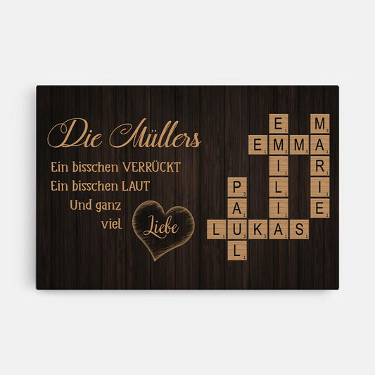 6412CGE1 familie etwas verruckt etwas laut und ganz viel liebe leinwand kreuzwortratsel personalisiert 6412C6VAI_bd0ac513 accb 43a2 88ab f4185b3027c5