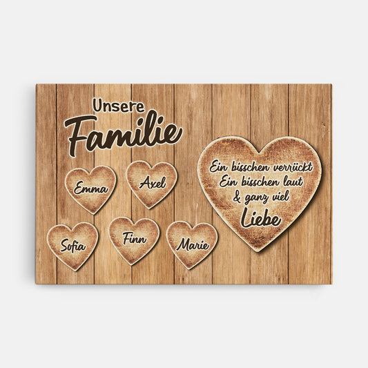 6413CGE1 unsere familie etwas verruckt etwas laut und ganz viel liebe personalisierte leinwand familie_ 6413C6TAI_900a70b8 04af 4b09 961e 78825cb15aff
