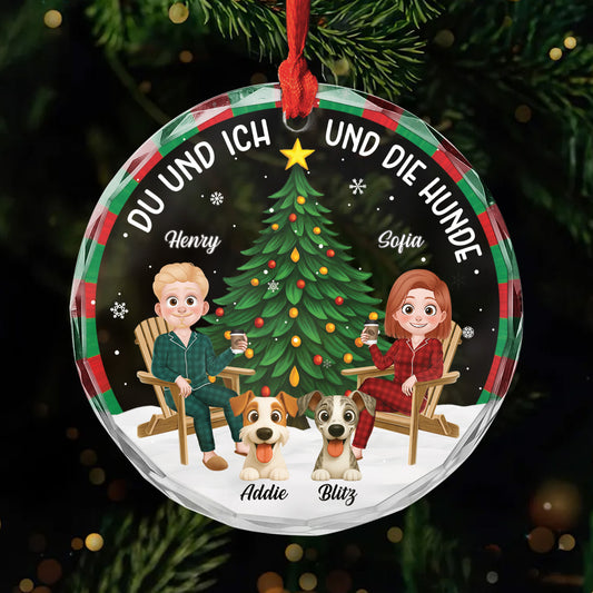 6458OGE1 du ich hunde glas weihnachtsschmuck personalisiert paar 6458O3VMC_031b752b 9d4c 44d4 8e31 51898df21cfe
