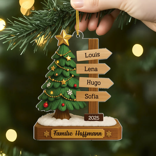 6480OGE2 tannenbaum namensschilder acryl weihnachtsschmuck personalisiert_ familie 6480OTPWI