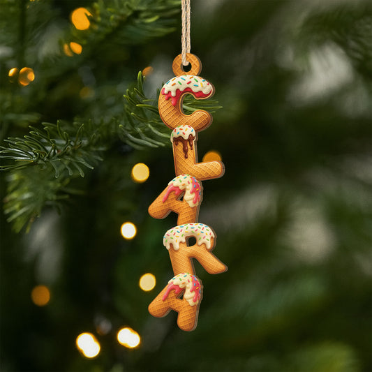 6598OGE1 3d druck effekt eistute alphabet personalisierte 1 schicht holz ornamente weihnachten 6598O8V5A