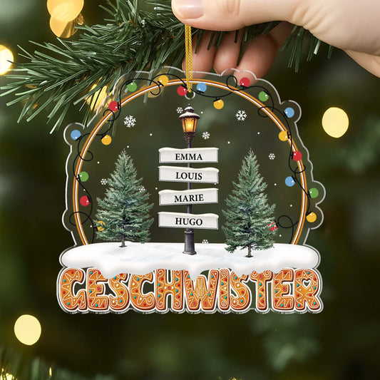 6631OGE1 namensschilder lebkuchen acryl weihnachtsschmuck_ personalisiert familie 6631O6L5I_2