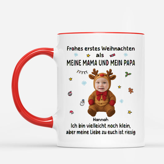 6659MGE2 frohes erstes weihnachten als meine mama und mein papa mama papa tasse personalisieren_ mit foto 6659MTVMA