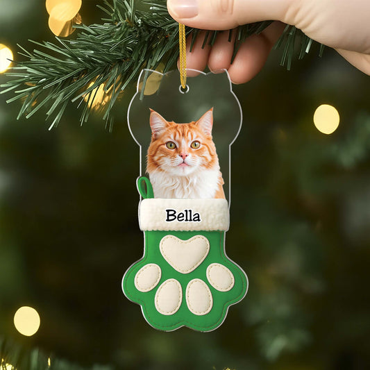 6731OGE2 katze pfote acryl weihnachtsschmuck personalisiert foto 6731OTZAD_641f993b f96b 452d beb1 baca3a629d5a