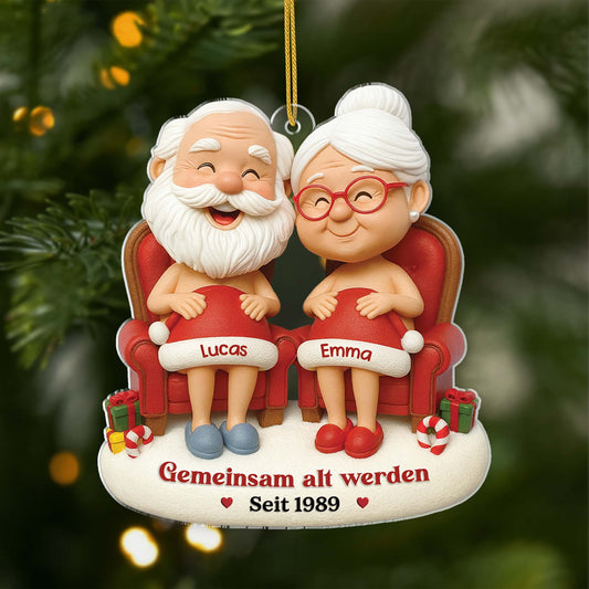 6757OGE1 3d druck effekt gemeinsam alt werden seit lustiger acryl weihnachtsschmuck personalisiert paar 6757O3MTG